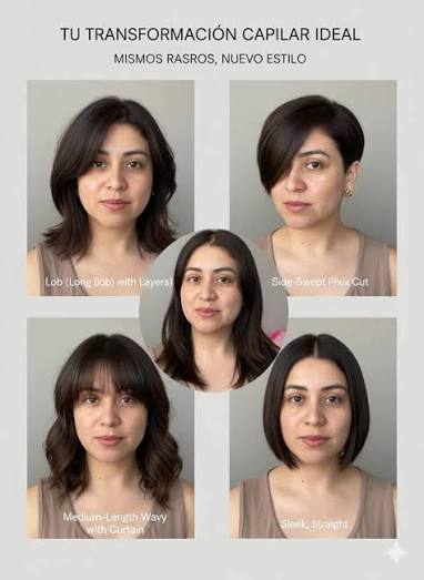 Corte de cabello profesional según la forma del rostro