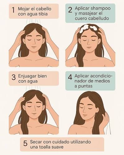 Rutina para el cuidado del cabello