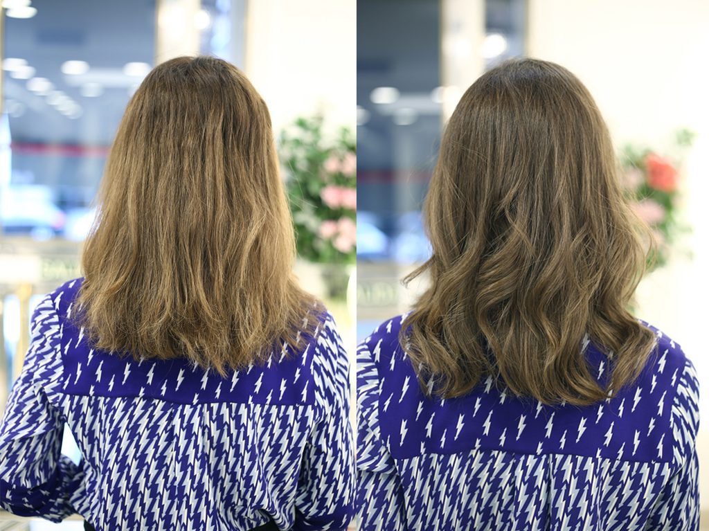 Tratamiento profesional para cabello seco